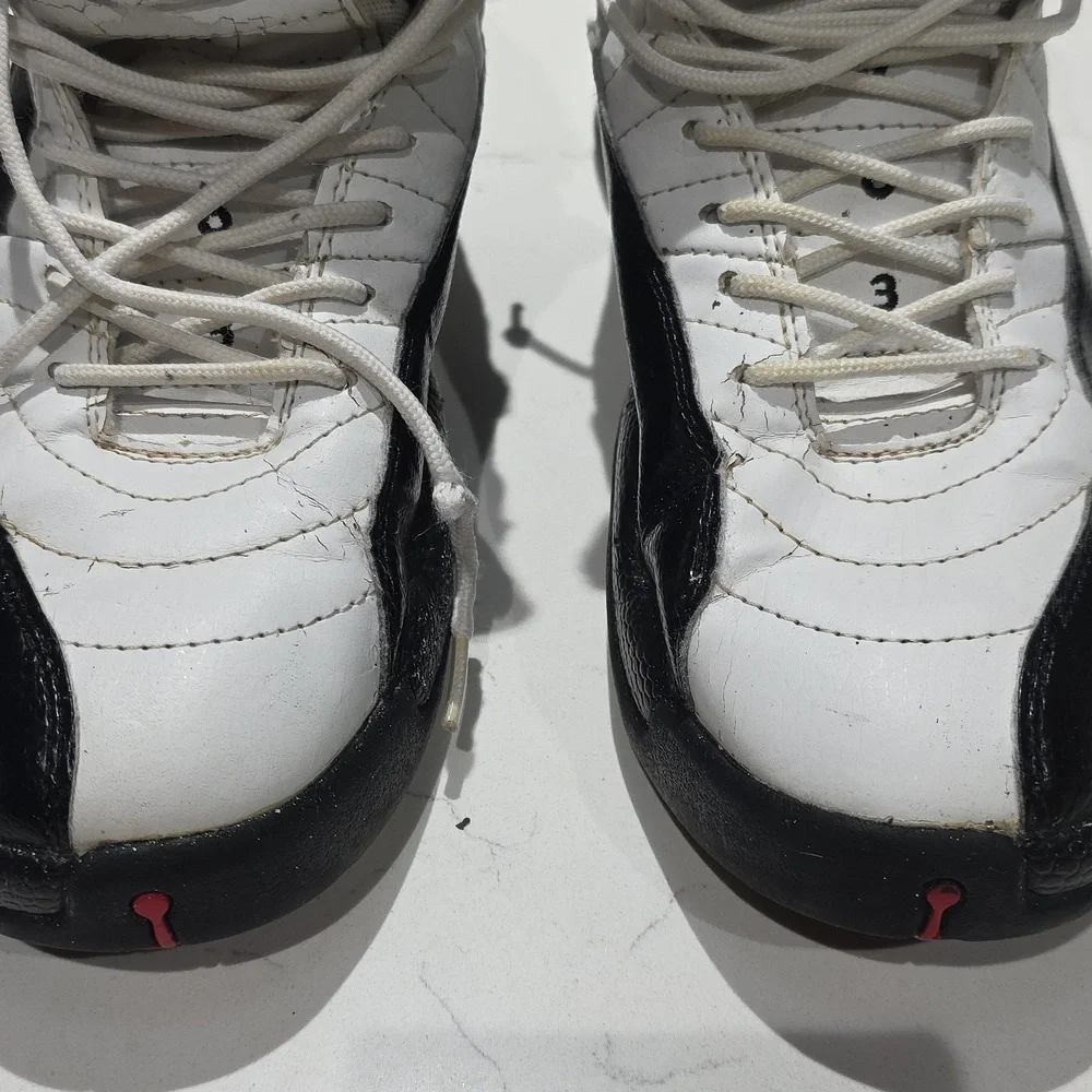 Air Jordan 12 Retro Taxi Sneakers Size 10